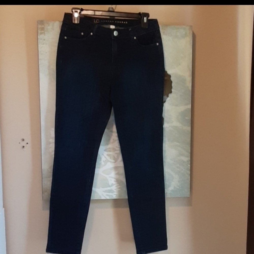 Lauren Conrad Dark Wash Straight Leg Jeans 6